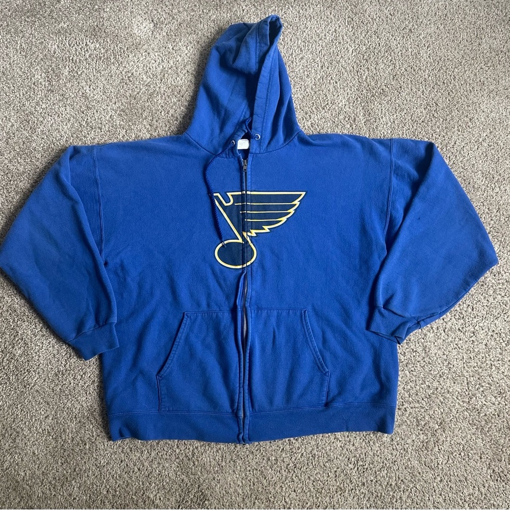 St. Louis Blues blue hoodie, Large